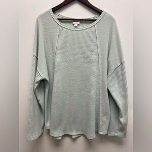 4 for $25 🍒 LuLaRoe Mint Waffle Knit Top XL
